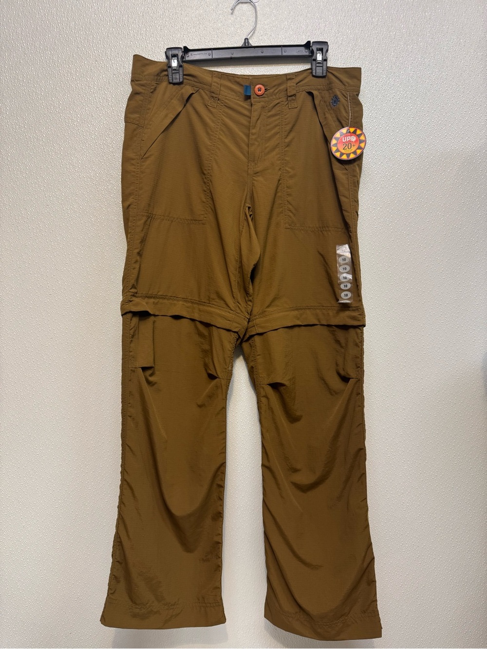 Magellan Outdoors Convertible Straight Leg Pants - Coffee Color